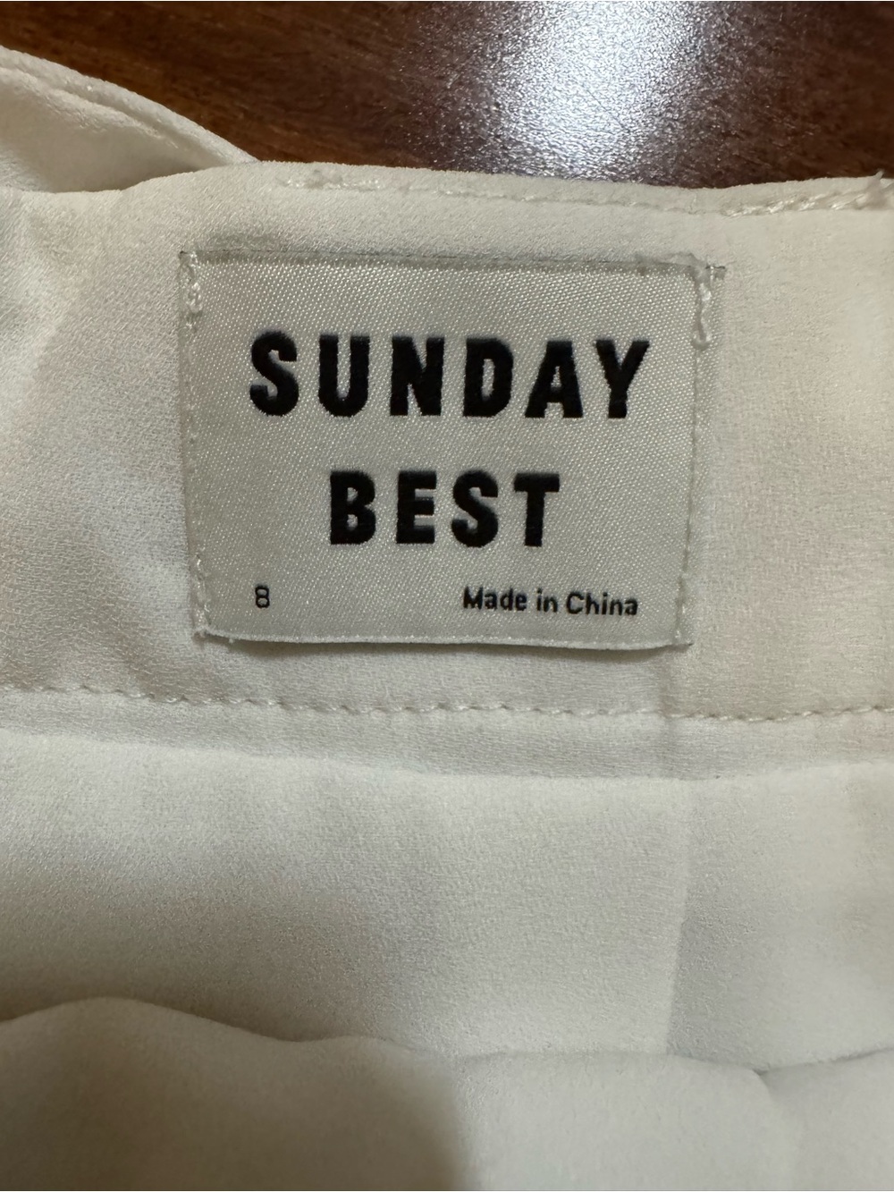 Sunday Best White Tie-Waist Skort - Picture 5 of 5